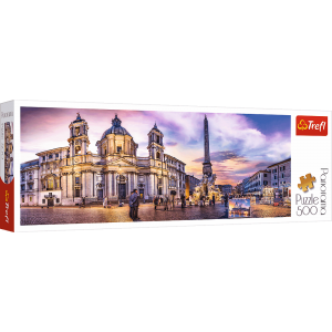 Puzzle Trefl 500el Panorama Piazza Navona